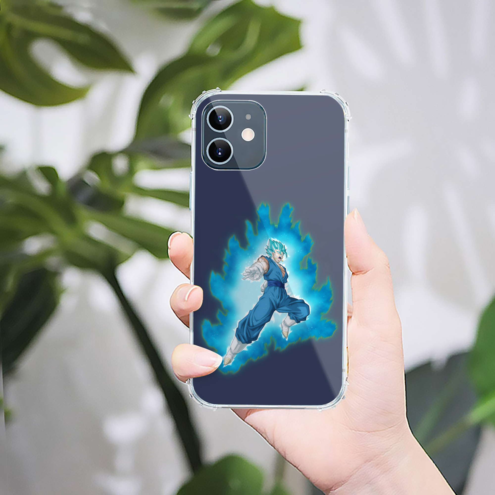 （画像用） ドラゴンボール ベジット DRAGON BALL Vegetto 【iPhone 12シリーズ対応】透明スマホケース（クリアソフトケース）